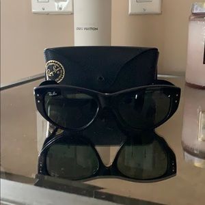 Ray-Ban Black Out Cat Eye Sunglasses